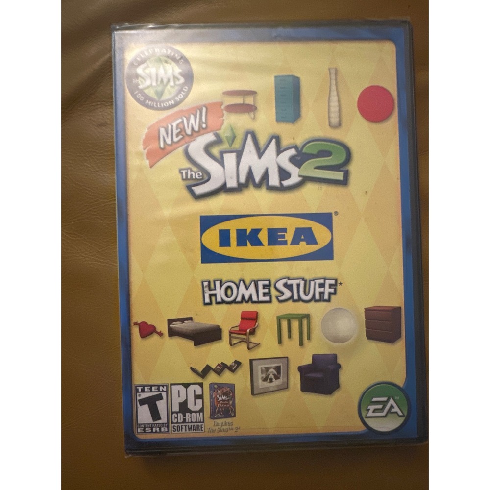 The Sims 2 IKEA Home Stuff PC Expansion Pack EA Games New Sealed CD-ROM